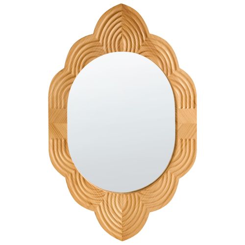 Miroir FRESVILLE 62 cm 100 cm Bois Marron clair