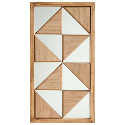 Décoration Murale Hiesville Bois 75 Cm Marron Clair