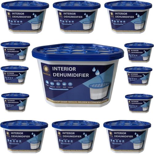 Checarzhn--No1-Lot De 40 Pots Déshumidificateurs De 500 Ml - Absorbeur D'humidité Pour La Maison, La Cuisine, L'armoire, La Chambre, La Caravane, Le Bureau, Le Garage, La Salle De Bain