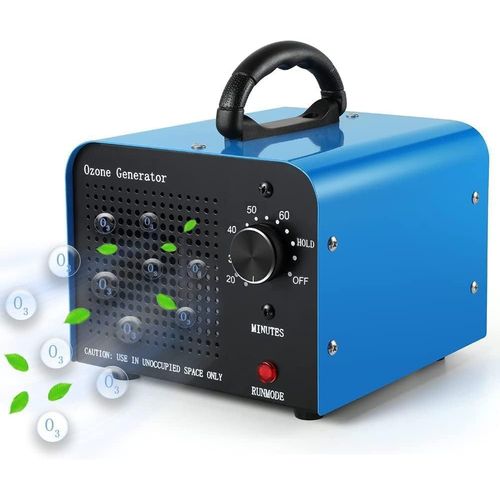 Checarzhn--No1-Générateur D'ozone 60 000mg/H, Purificateur D'air À L'ozone Avec Minuterie, Désodorisant Maison, Portable Pour Industriel, Hôtel, Bureau, Habitations, Garage