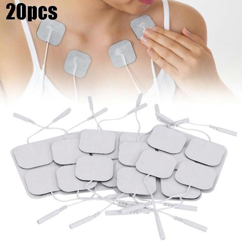 Coussinets d'électrodes de remplacement, 4/20 pièces, coussinets de massage corporel en Gel, 20 pièces