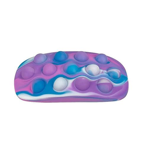 Jouet À Pousser Bulle Souris Autisme Sensoriel Fidget Jouet Anxiété Soulagement Du Stress Violet Bleu Blanc