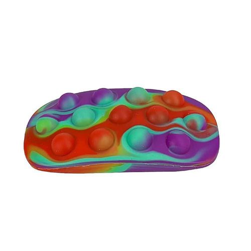 Jouet À Pousser Bulle Souris Autisme Sensoriel Fidget Jouet Anxiété Soulagement Du Stress Arc-En-Ciel