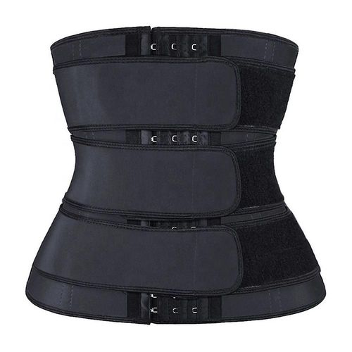 Body Shaper Corset taille formateur femmes Shapewear sous le buste Cincher ventre ceinture 3XL noir