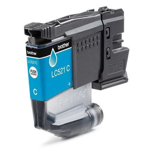 Brother LC521C - Cyan - original - pack d'oreillers - cartouche d'encre - pour Brother DCP-J1260W, DCP-J1310DW