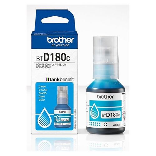 Brother BTD180C - Cyan - original - recharge d'encre - pour Brother DCP-T580DW