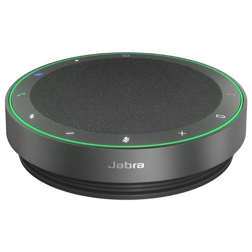 Jabra Speak2 75 MS - Haut-parleur main libre - Bluetooth - sans fil - USB-A, USB-C - gris foncé - Certifié pour Microsoft Teams Rooms, Optimisé pour Microsoft Teams, Certifié Microsoft Swift Pair