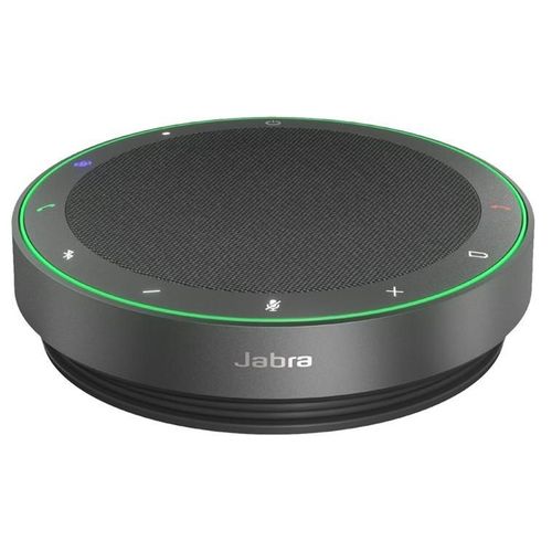 Jabra Speak2 75 MS - Haut-parleur main libre - Bluetooth - sans fil - USB-A, USB-C - gris foncé - Certifié pour Microsoft Teams Rooms, Optimisé pour Microsoft Teams, Certifié Microsoft Swift Pair