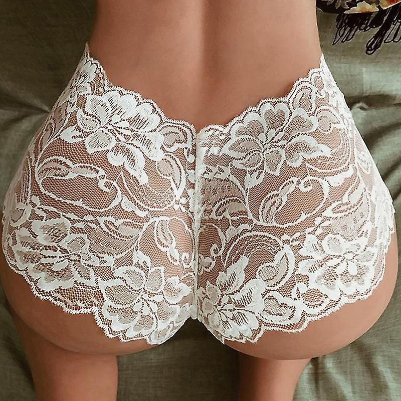 Femmes Plaine Dentelle Skinny Lingerie Franais Knicker Boxe... - 3