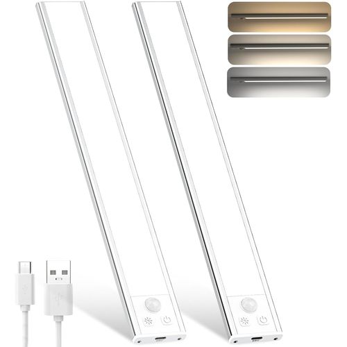 Lampe De Placard,Eclairage Led Rechargeable Interieur Placard,Sans Fi,Dimmable Lampe Led Detecteur Mouvement,Lumière Led Pour Armoire Placard Escalier Cuisine.[E2]
