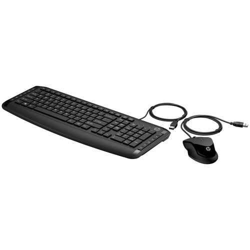 HP Pavilion 200 - Ensemble clavier et souris - USB - Français - noir - pour HP 21, 22, 24, 27; Pavilion 24, 27, TP01