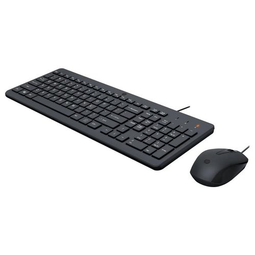 HP 150 - Ensemble clavier et souris - USB - noir - pour HP 21, 22, 24, 27; Pavilion 24, 27, TP01; Pavilion Laptop 13, 14, 15