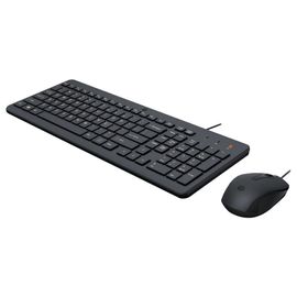 HP 150 - Ensemble clavier et souris - USB - noir - pour HP 21, 22, 24, 27; Pavilion 24, 27, TP01; Pavilion Laptop 13, 14, 15
