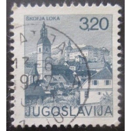 Yougoslavie N°1486 Skofja Loka Oblitéré