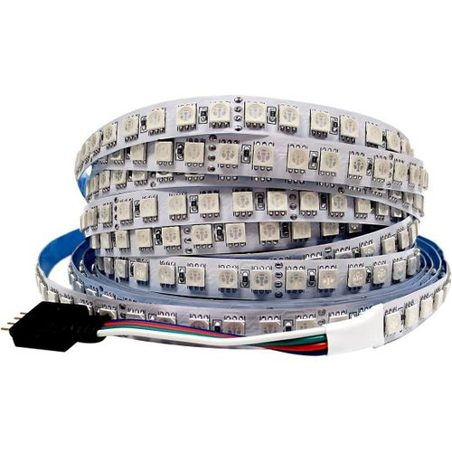 Ruban Led 24v Rgb,Bande Led 5m 5050 Ip20 120 Leds/M,Total 600 Leds Bande Lumineuse Led Super Brillante Néon Led Lumières De Bande Pour Chambre,Décoration De Cuisine