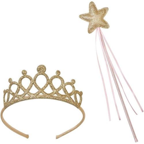 Set de Diademe et Baguette Magique Accessoires De Deguisement|Ideal Pour un Anniversaire ou une Fete d'Enfant