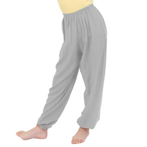 Enfants Garçon Fille Baggy Harem Danse Aladdin Bloomers Pantalon Yoga Pantalon Bas 11-12 Ans Gris