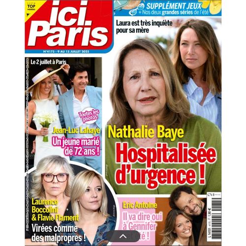 Ici Paris 4175 2025 Jean Luc Layae/Baye/Flavie Flament/Eric Antoine Gennifer/Corinne Touzet