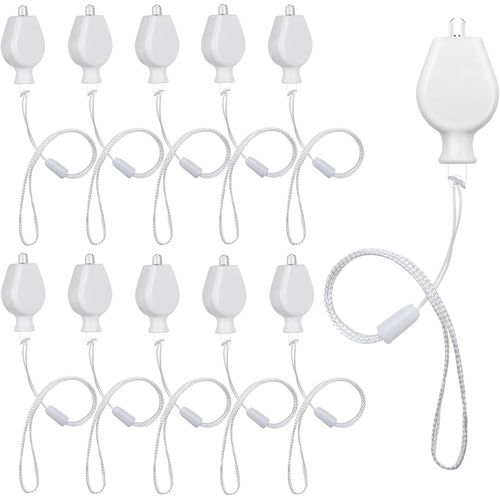 Lot De 10 Lampions Led Blanc Chaud,Guirlande Lumineuse En Papier Avec Piles,Pour Décoration De Fête,Décoration De Noël,Mariage,Halloween