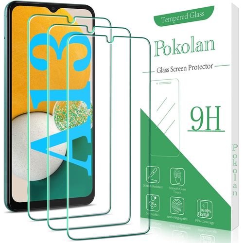 Lot De 3 Verre Trempé Pour Samsung Galaxy A13 5g Film Protection Écran,0.33mm Ultra Trasparente,Dureté 9h,Anti Rayures,Sans Bulles,Facile À Installer