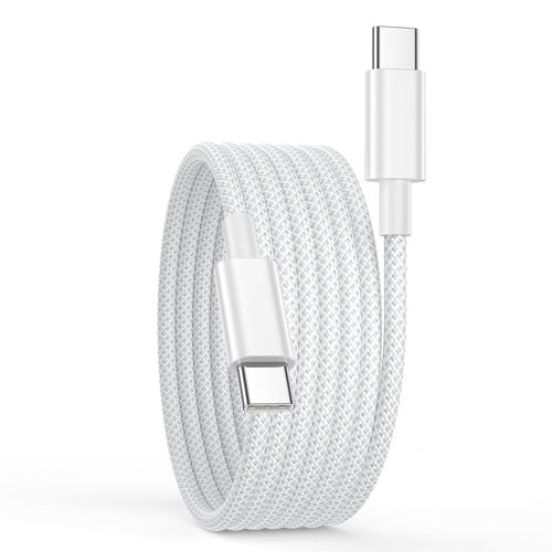 Câble USB C vers USB C 3M,60W Câble USB C Charge Rapide pour iPhone 16/16 Pro Max/15/15 Pro Max/15 Plus,Macbook,iPad Air/Pro,Samsung,Cable USB Type C Cordon Fil USB C vers USB C Cable Chargeur USB C