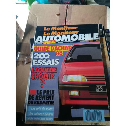 Le Moniteur Automobile Hors Serie 2 De 1987 Guide D'Achat 200 Essais