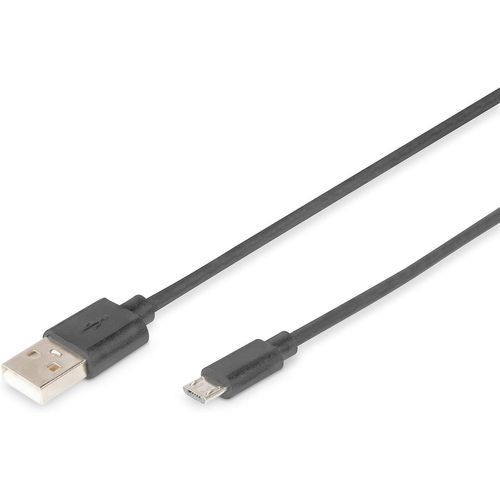 Câble Micro USB AK-300127-018-S Noir 1,8 m,USB 2.0-1.8 m