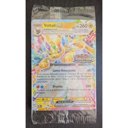 Pokémon Voltali Ex 034 / 131 + Logo Ev8,5 Evolution Prismatique