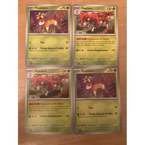 (3260) 2x Vivaldaim + 2x Haydaim (Pokemon) 