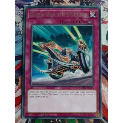 Yu Gi Oh Mztm Fr105 Chariot De Guerre Des Bêtes Gladiateurs Rare