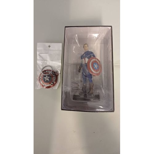Figurine + Porte-Clés Captain America