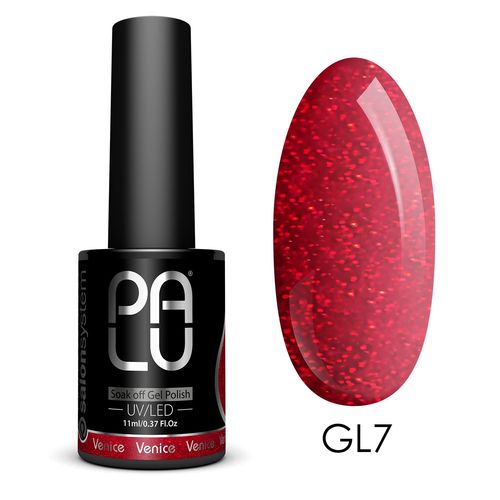 Vernis Pro À Ongles Palu Venice Gl7 11g Rouge