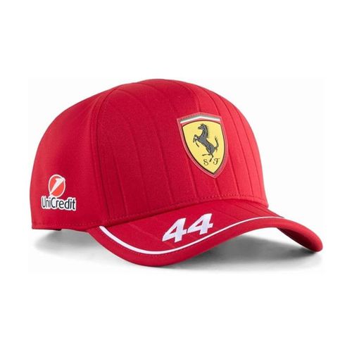 Casquette De Baseball Pour Homme Scuderia Ferrari Hp F1 Team Lewis Hamilton - Rouge Cerise Foncé