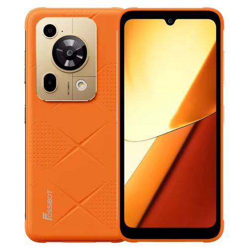 FOSSiBOT F112 Pro 5G Téléphone Portable Incassable ,24Go+256Go Orange