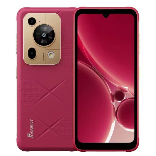FOSSiBOT F112 Pro 5G Téléphone Portable Incassable ,24Go+256Go Rouge