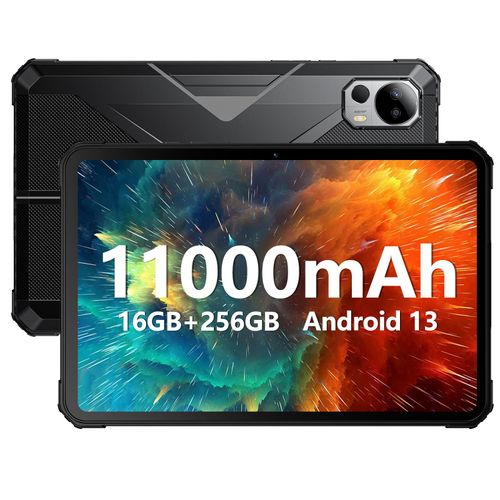 FOSSiBOT DT1 Tablettes Incassable,11000mAh,10.4'' ,16Go+ 256Go Gris