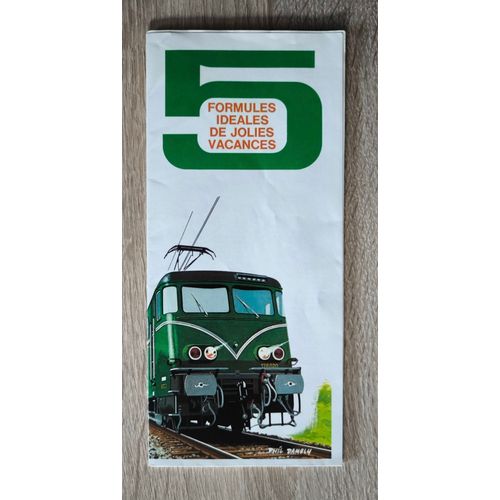 Sncb Dépliant Vacances 1969. Phil Dambly. Locomotive Type 126