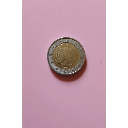 Pièce De 2 Euro De 2002 Aigle Allemagne