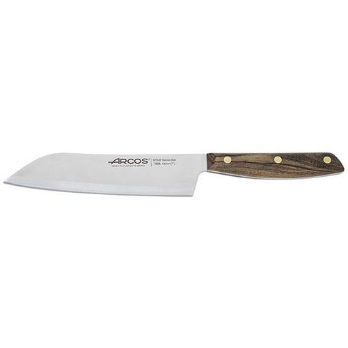 Nordika -Couteau Santoku - Lame 190mm - Manche Manche Bois De Ovengkol