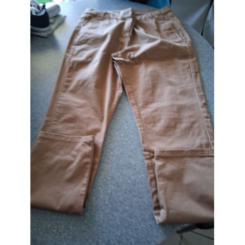 Pantalon Droit Marron "T-42" 'Grain De Malice" Femme