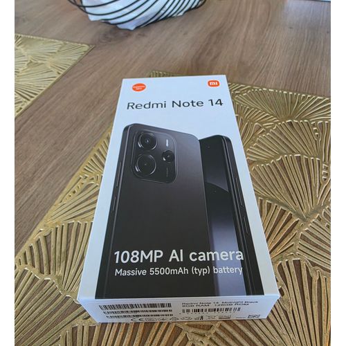 Xiaomi Redmi Note 14 4G 8/128 Go Noir minuit