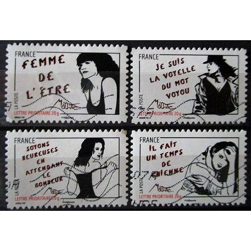 2011. Adh538;Adh539;Adh542;Adh548: "Femme De L'Être" De Miss Tic.