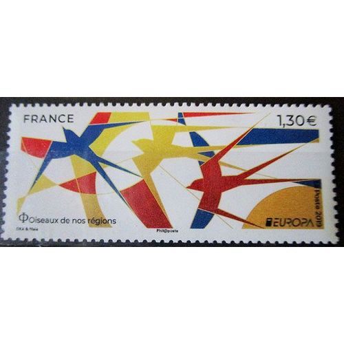 2019. F5320: Europa. Faune: Oiseaux Nationaux.