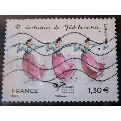 2019. F5339: Euromed Postal: Costumes Traditionnels.