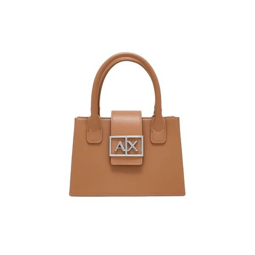 Sacs à main Armani Exchange signature Femme Marron