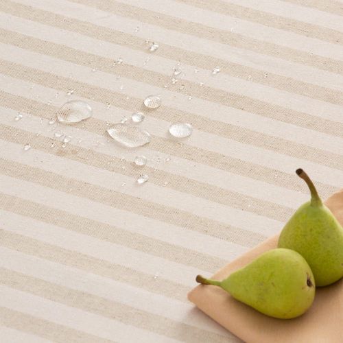Nappe En 100% Coton Antitaches Toucher Tissu Lin 140x100 Cm