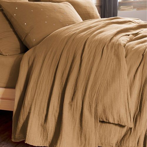 Drap Plat Gaze De Coton Uni 270x300 Cm