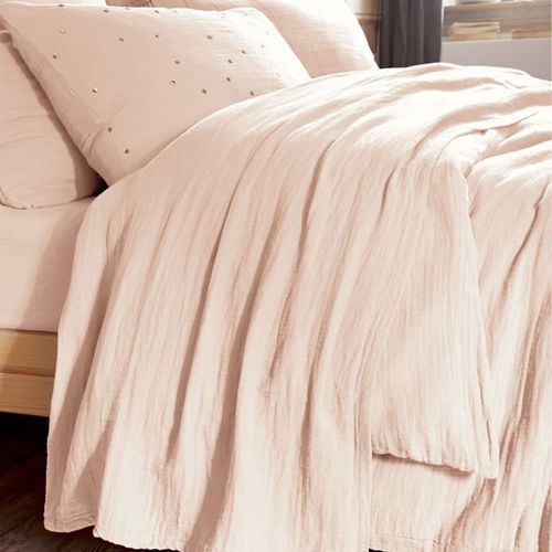Drap Plat Gaze De Coton Uni 240x300 Cm