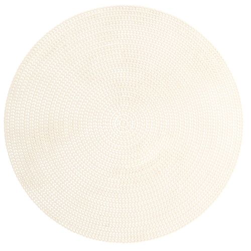 Set De Table Rond Blanc