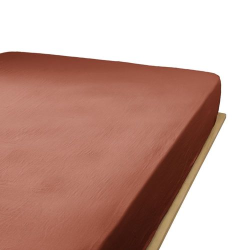 Drap Housse Gaze De Coton Uni 180x200 Cm